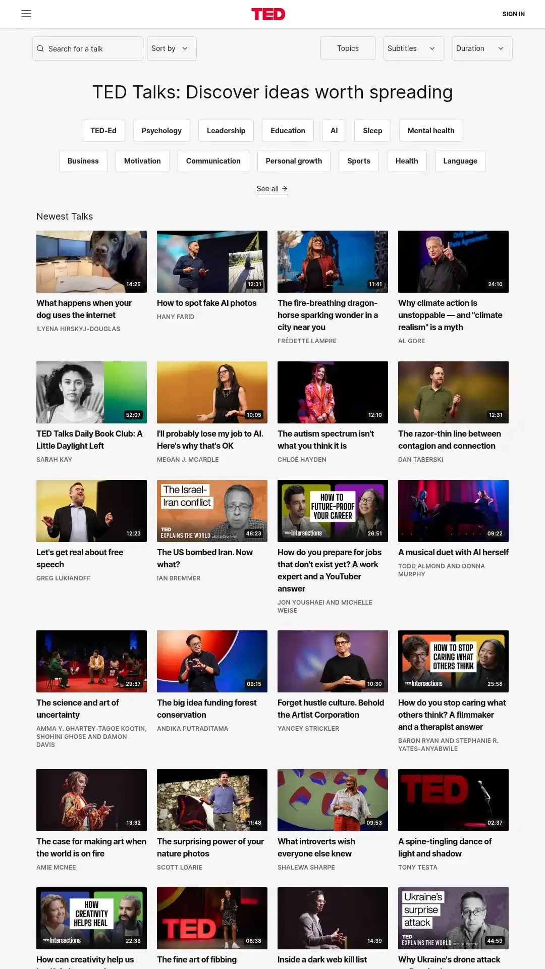 TED Talks