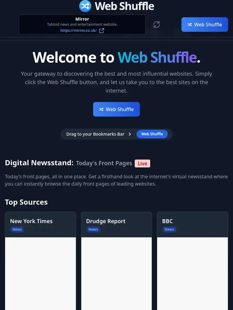 Web Shuffle